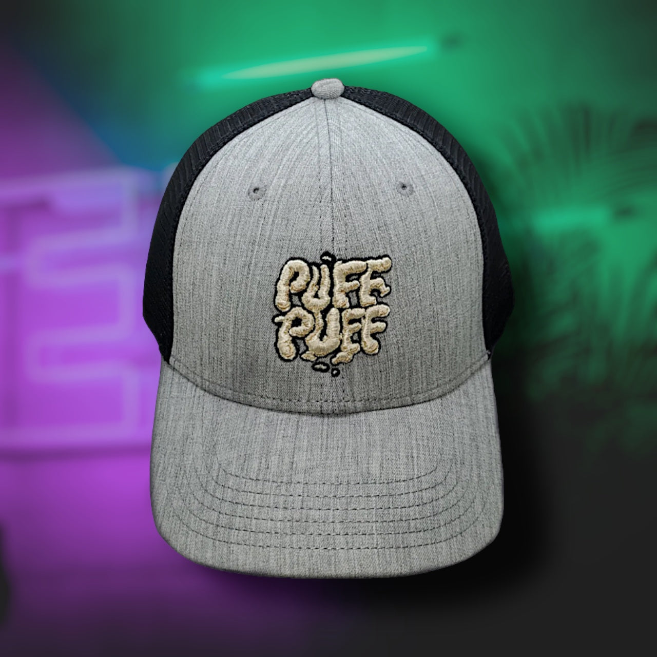 PUFF PUFF TRUCKER CAP